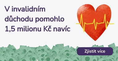 V invalidním důchodu pomohlo 1,5 milionu Kč navíc