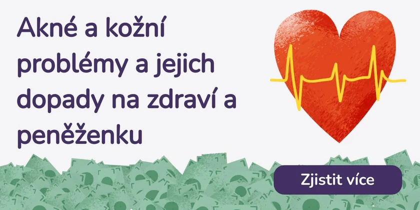 Akné a kožní problémy a jejich dopady na zdraví a peněženku