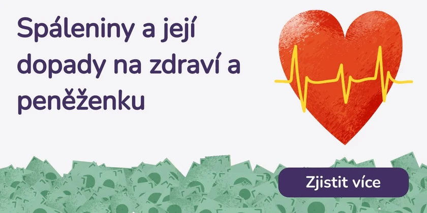 Spáleniny a její dopady na zdraví a peněženku