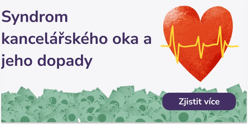 Syndrom kancelářského oka a jeho dopady na zdraví a peněženku