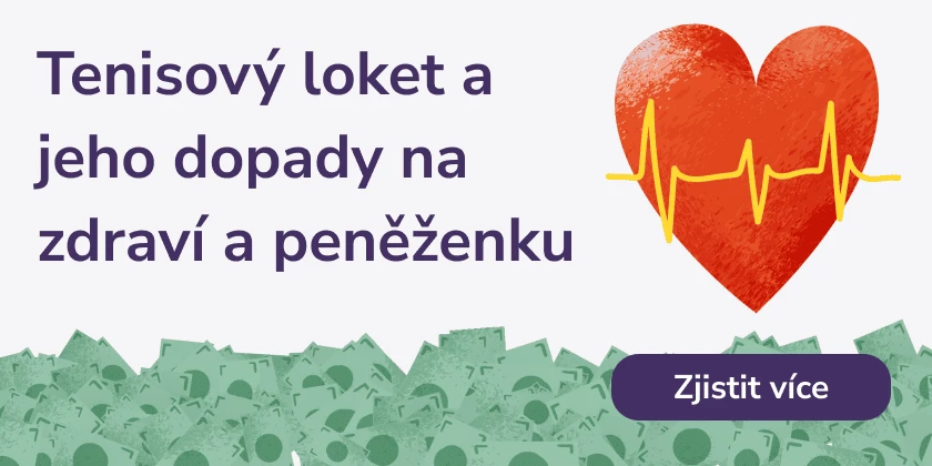 Tenisový loket a jeho dopady na zdraví a peněženku