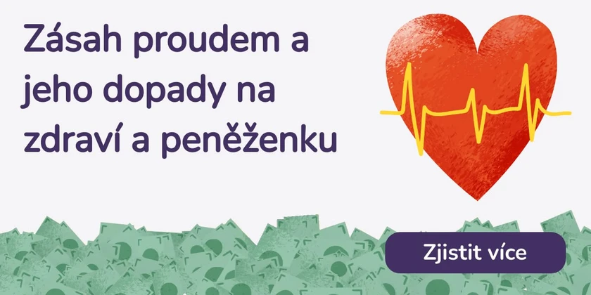 Zásah proudem a jeho dopady na zdraví a peněženku