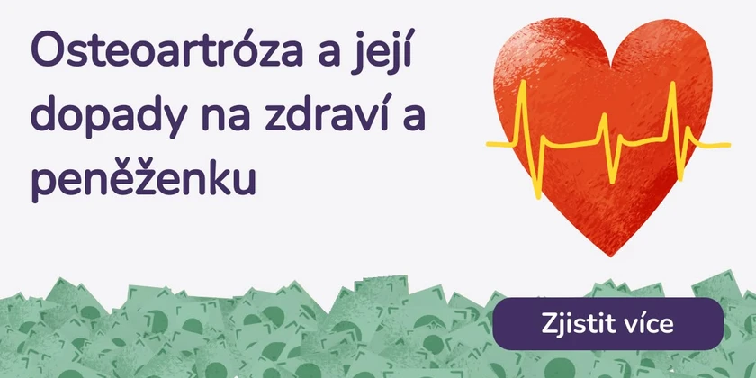 Osteoartróza a její dopady na zdraví a peněženku