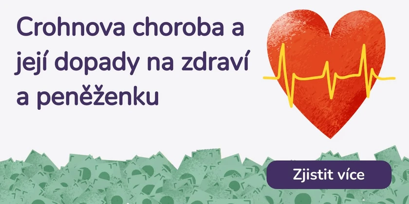 Crohnova choroba a její dopady na zdraví a peněženku