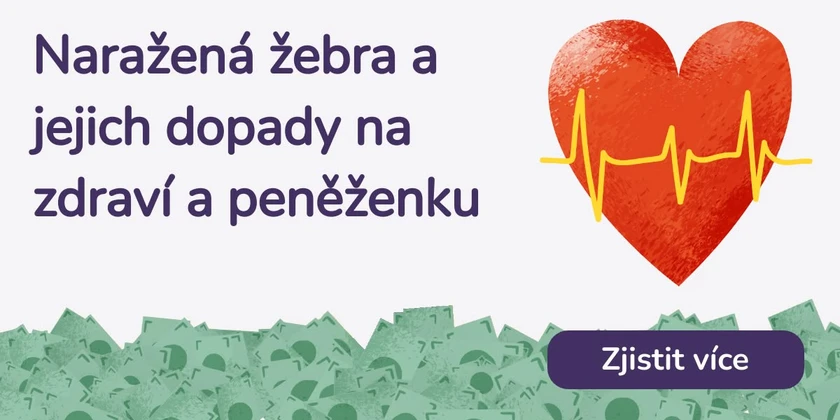 Naražená žebra a jejich dopady na zdraví a peněženku